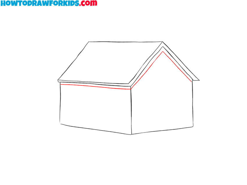 how to draw a house easy step by step
