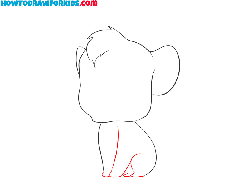 how to draw simba baby
