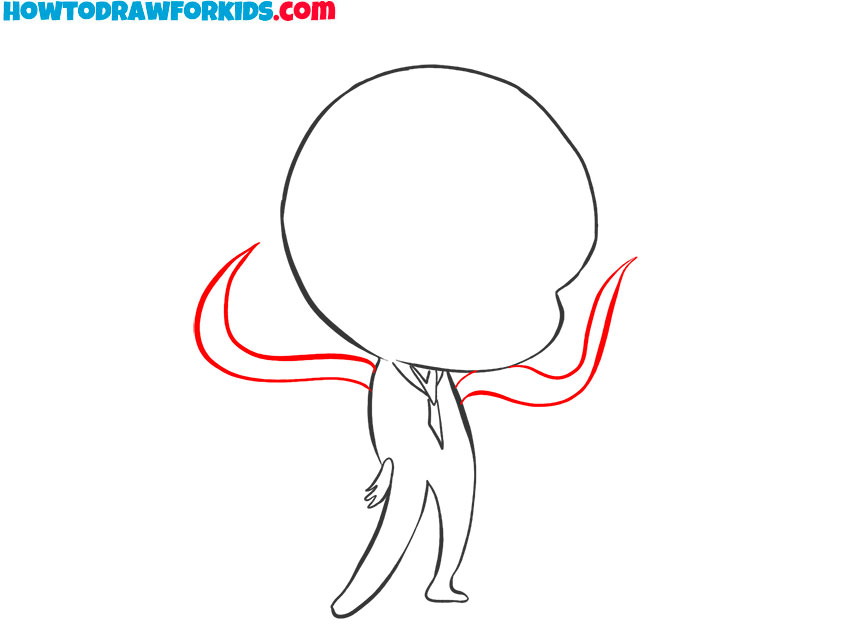 how to draw slenderman cartoon