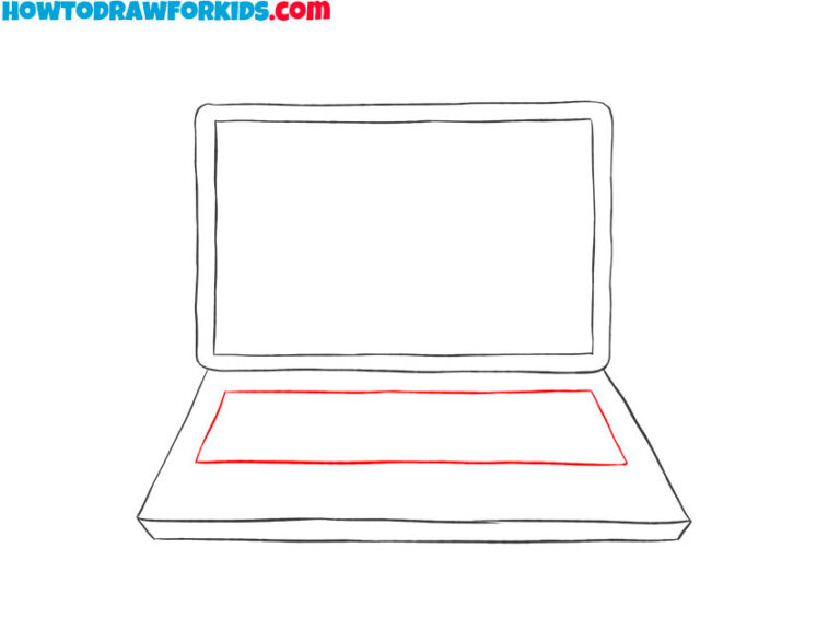 How to Draw a Laptop Easy Drawing Tutorial For Kids