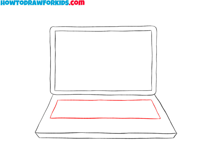 laptop drawing easy