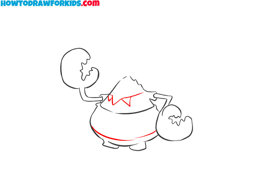 mr krabs simple drawing