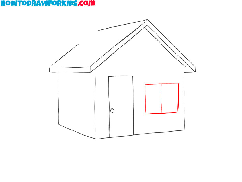 Easy How Draw a House with a Car Tutorial Video, Coloring Page-saigonsouth.com.vn