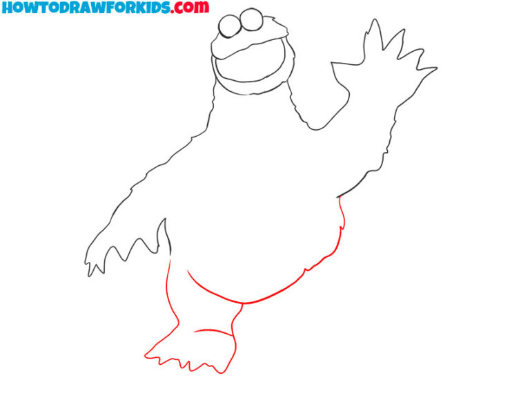 How to Draw Cookie Monster Easy Drawing Tutorial For Kids