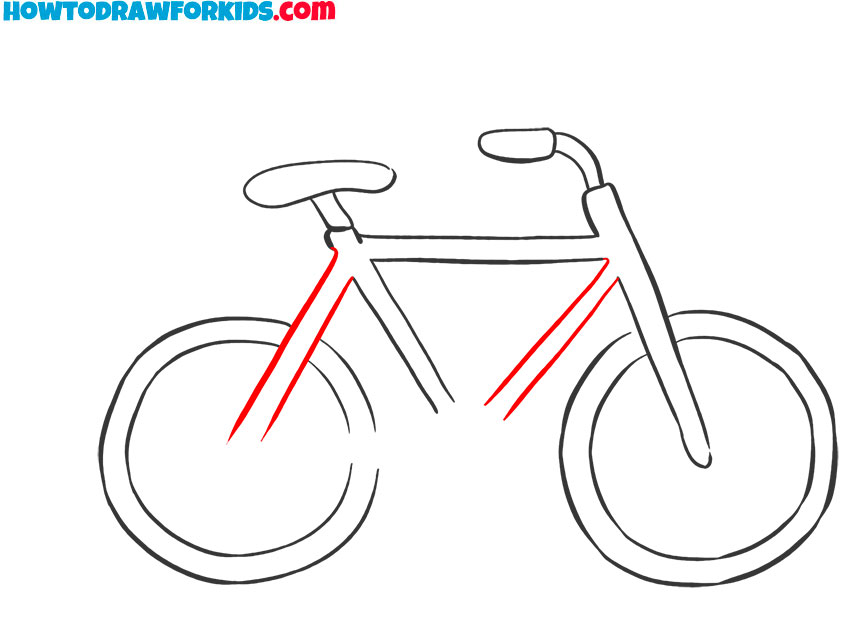 easy bicycle drawing
