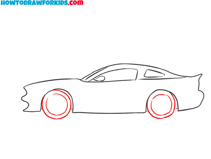 ford mustang drawing tutorial