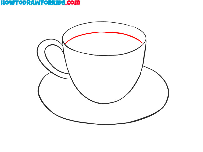 How to Draw a Tea Cup - Easy Drawing Tutorial For Kids