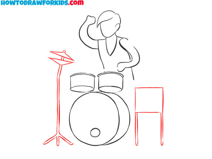 How to Draw a Drummer Easy Drawing Tutorial For Kids
