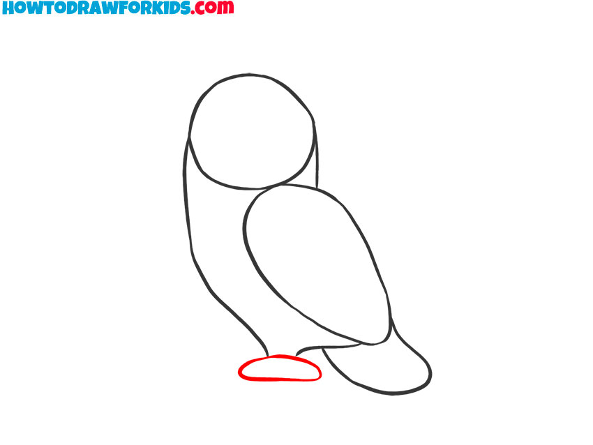 how to draw an owl simple