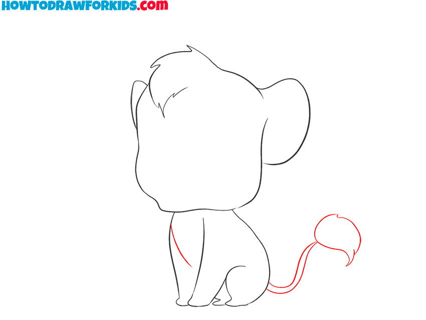 how to draw simba cartoon