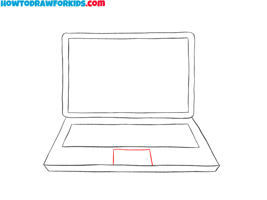 laptop drawing simple