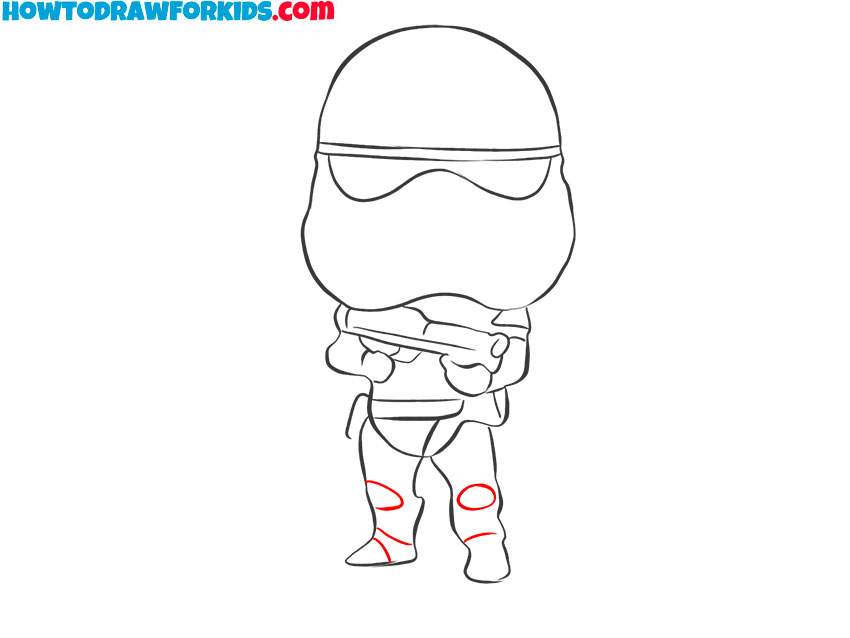 clone trooper drawing easy