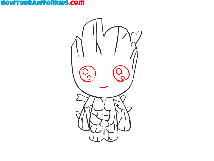 How to Draw Baby Groot - Easy Drawing Tutorial For Kids