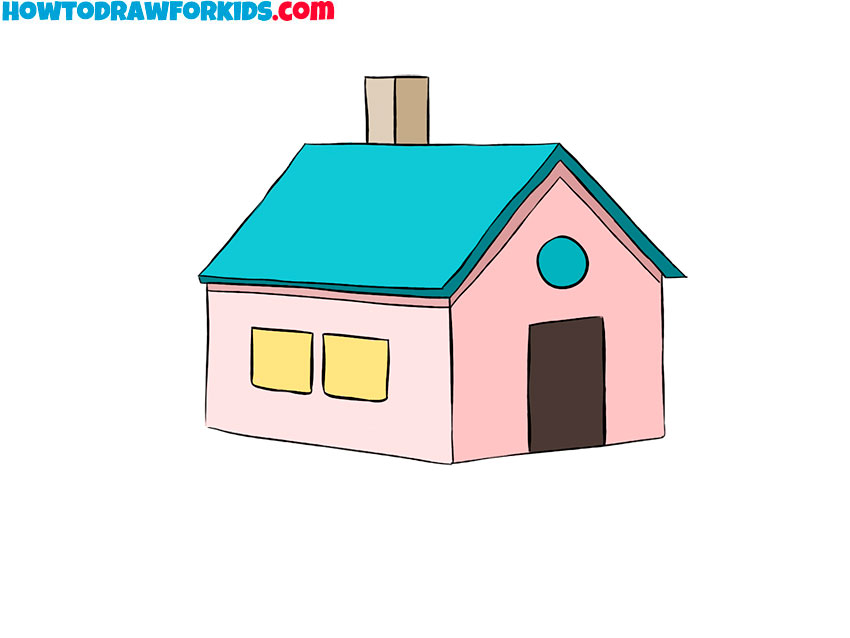 how to draw a dream house