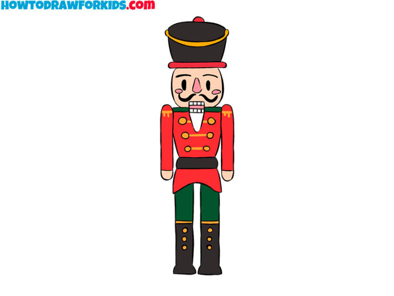 How to Draw a Nutcracker Easy Drawing Tutorial For Kids