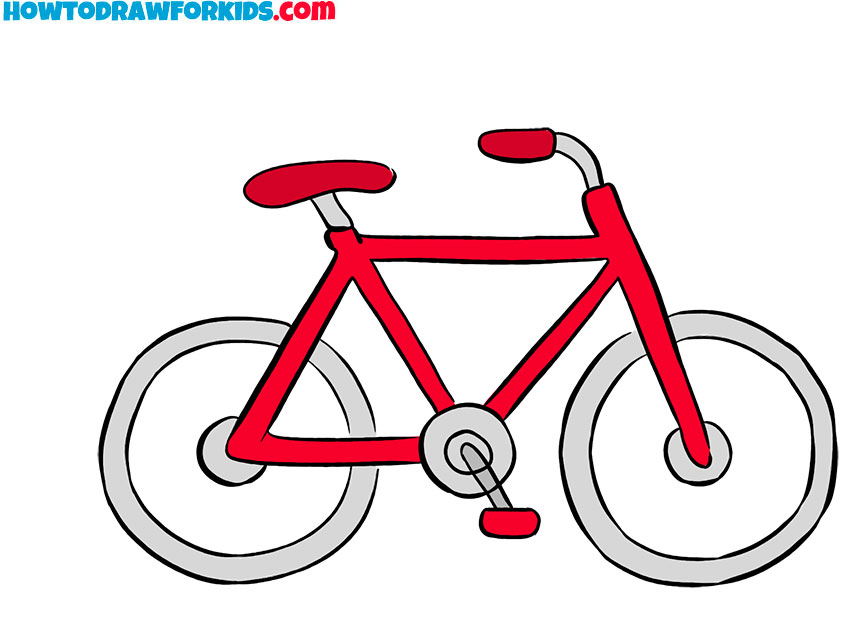 How To Draw A Simple Bike Easy Drawing Tutorial For Kids | atelier-yuwa ...