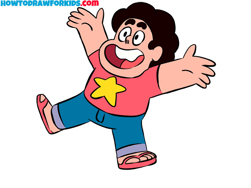 How to Draw Steven Universe Easy Drawing Tutorial For Kids