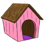 How to Draw a Dog House