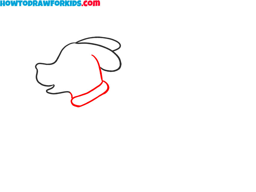 How to draw a Running Dog for kids