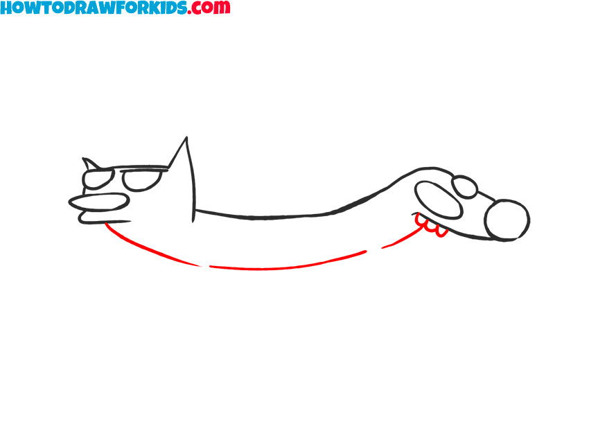 How to draw funny Catdog