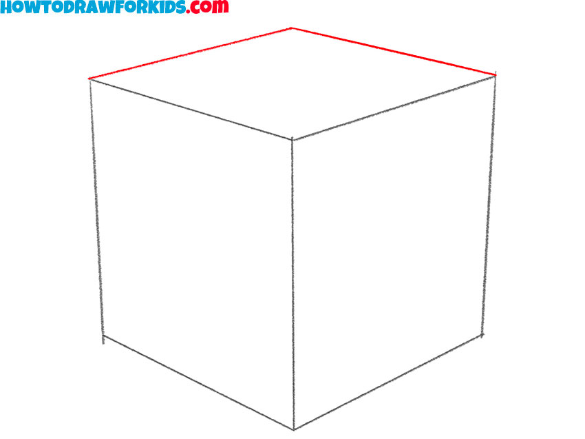 a 3d cube drawing guide