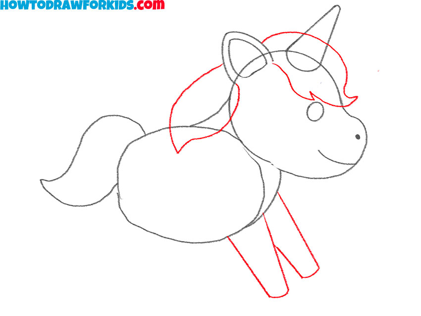 a cartoon unicorn drawing tutorial