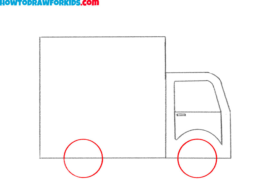 a truck drawing guide