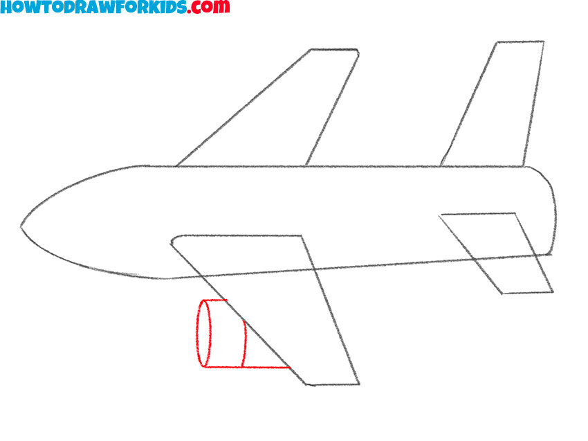 an airplane drawing tutorial