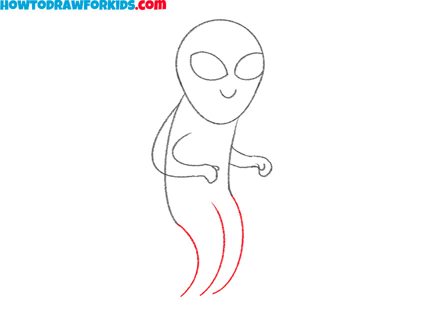 an alien drawing tutorial