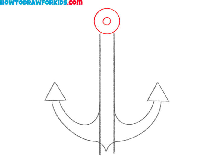 How to Draw an Anchor Easy Drawing Tutorial For Kids