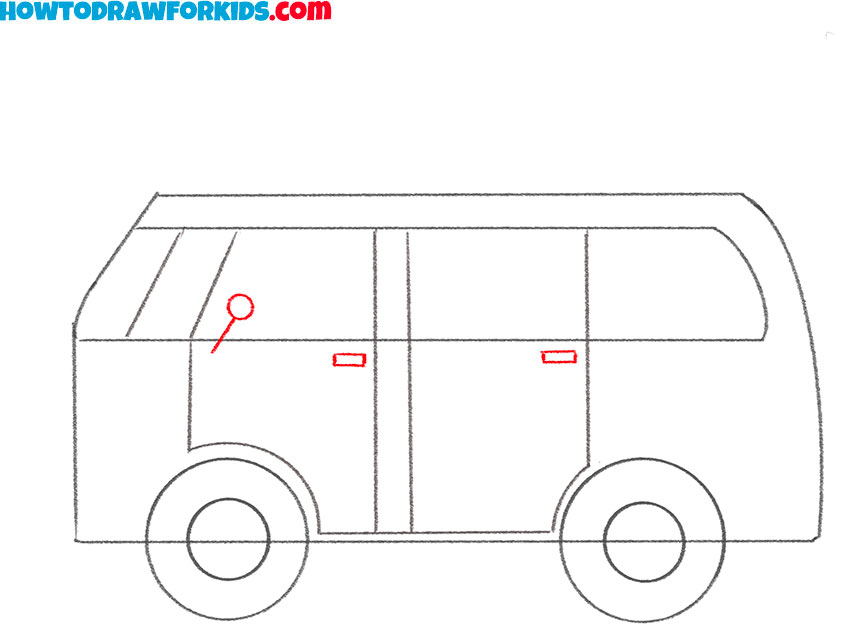 an easy van drawing tutorial