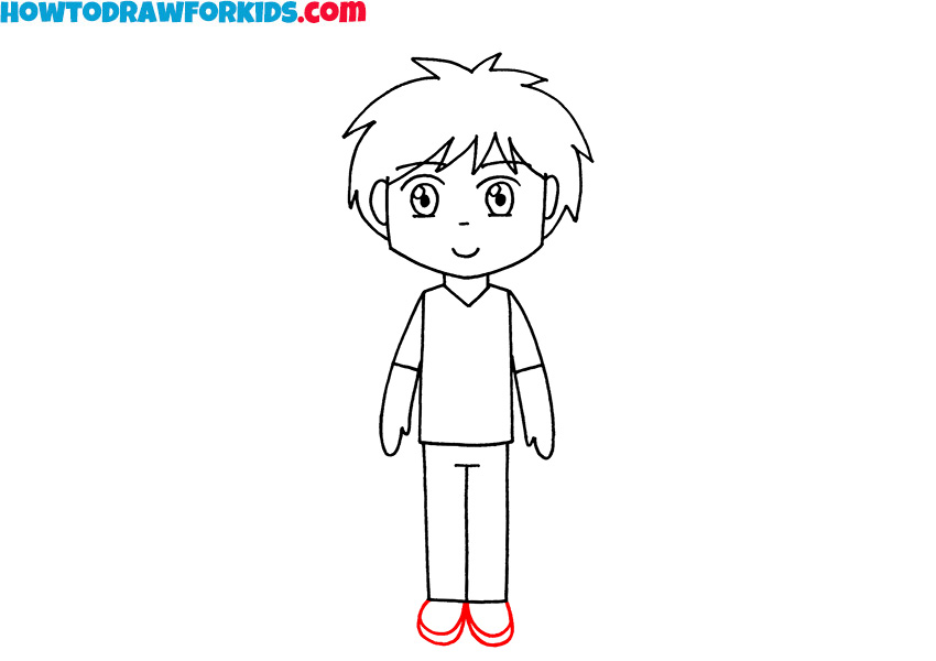 anime boy drawing lesson