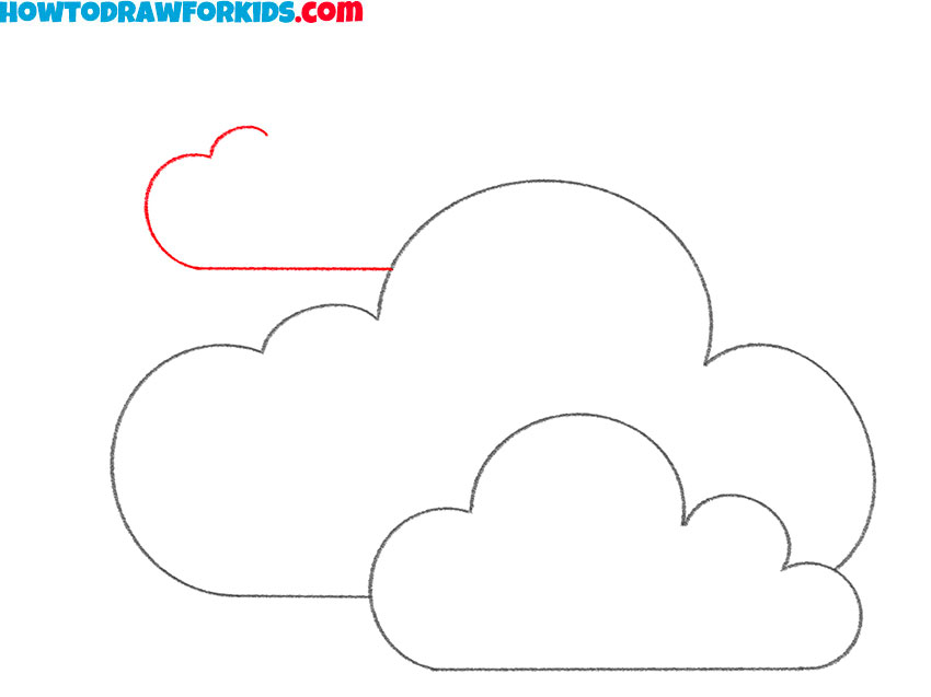 clouds drawing tutorial