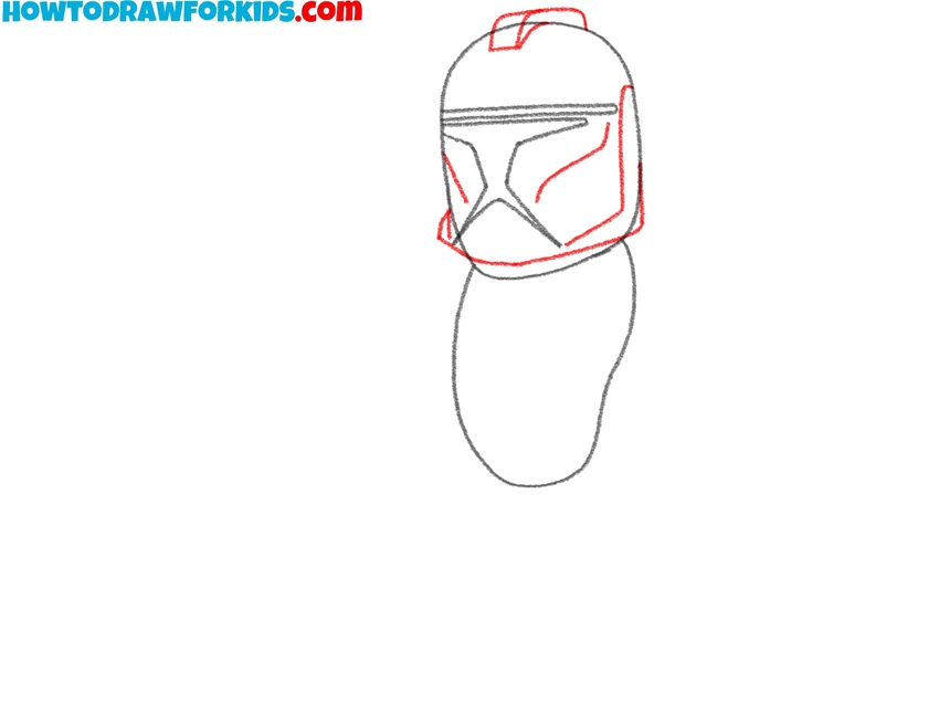 Finish the helmet details