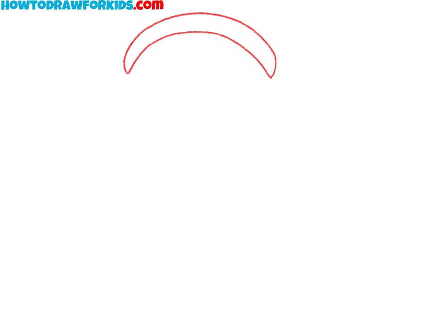Draw the top curve of the cowboy boot