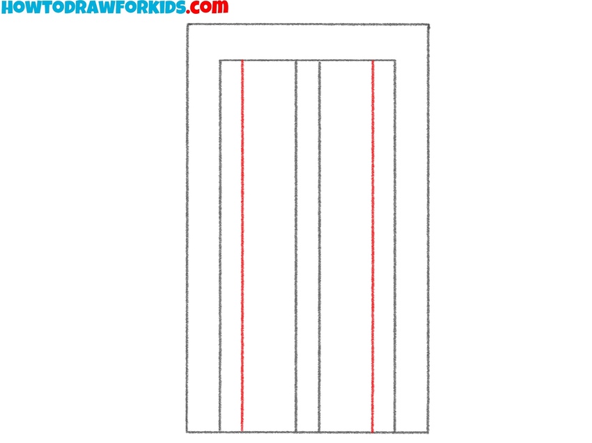 Add the side vertical guidelines