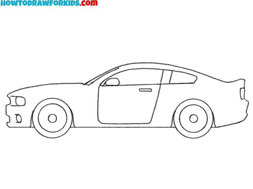 Finish the line drawing
