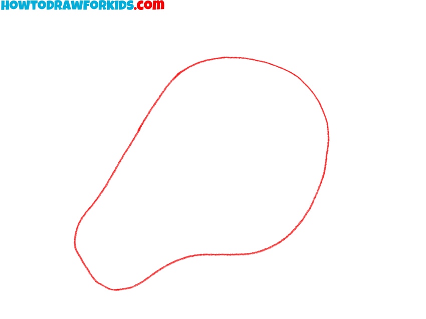 Sketch the basic shape of the emoji head