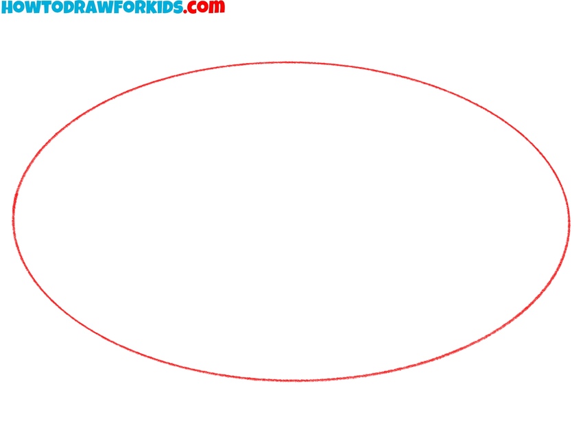 Draw the large outer oval of Batman logo