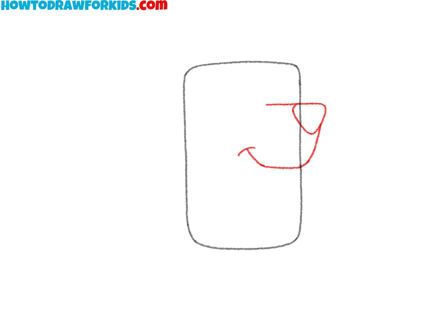 Sketch the snout, nose, and mouth