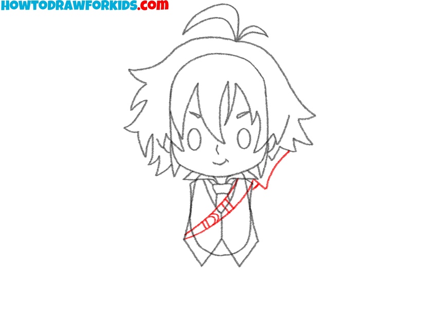 Draw the sword of Meliodas