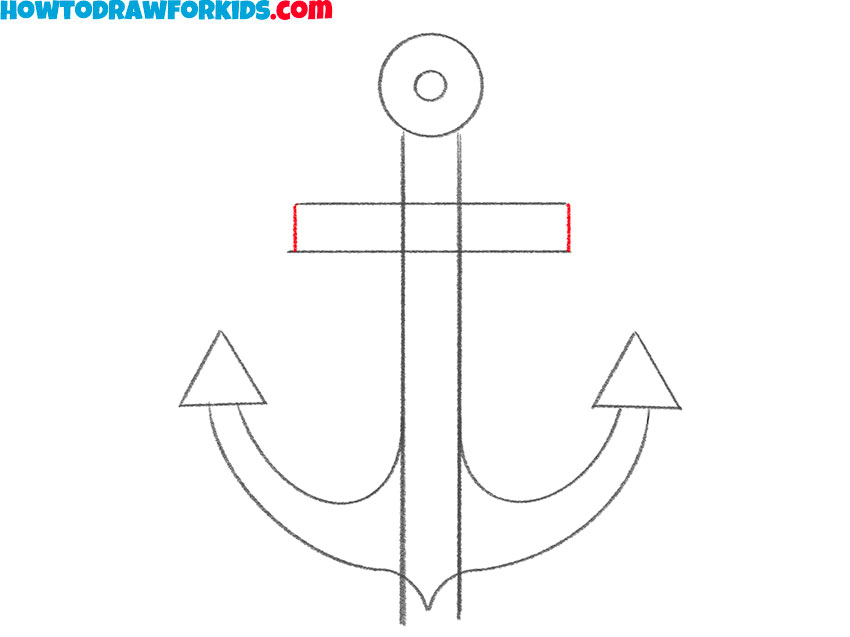 easy way to draw an anchor