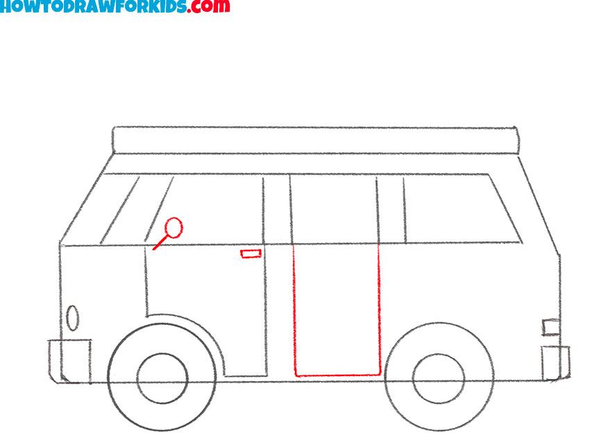 easy way to draw a van