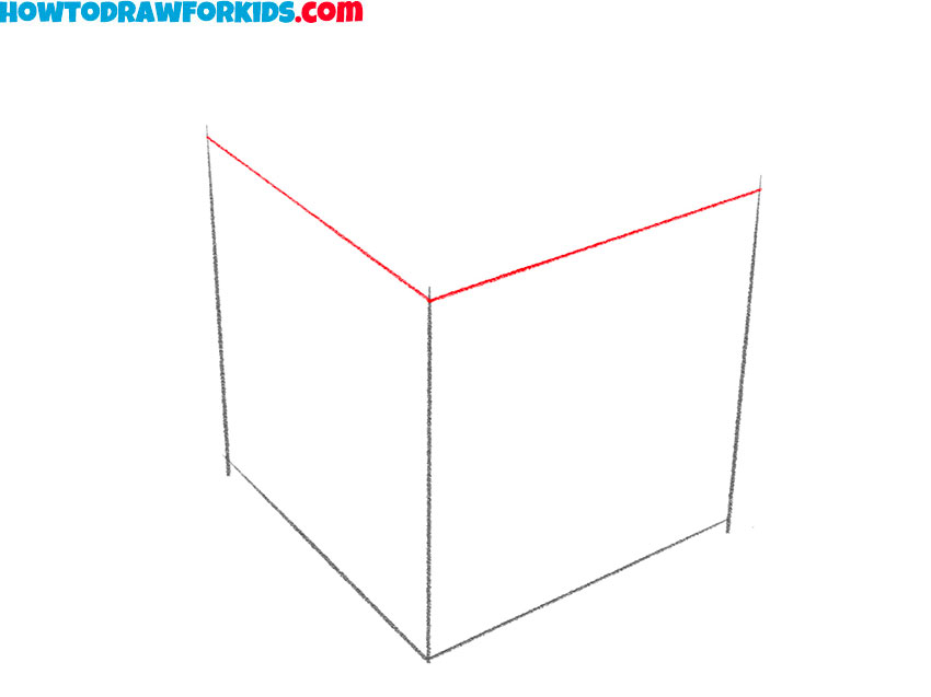 how to draw a 3d box for kids easy