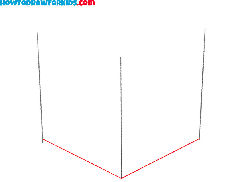 how to draw a 3d cube easy step by step