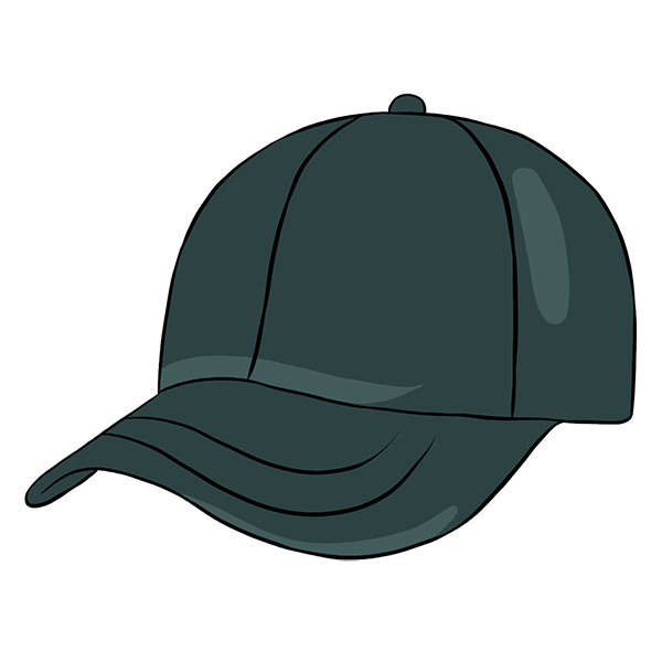 How to Draw a Baseball Cap - Easy Drawing Tutorial For Kids