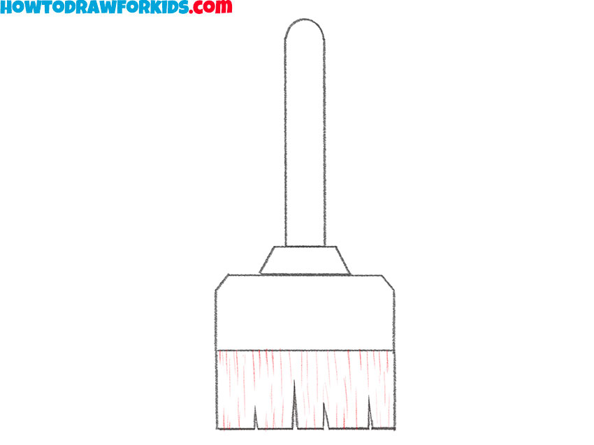 how to draw a broom step by step easy