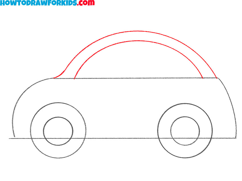 how to draw a car for kids easy