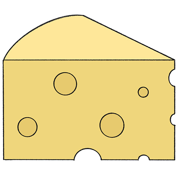How to Draw Cheese