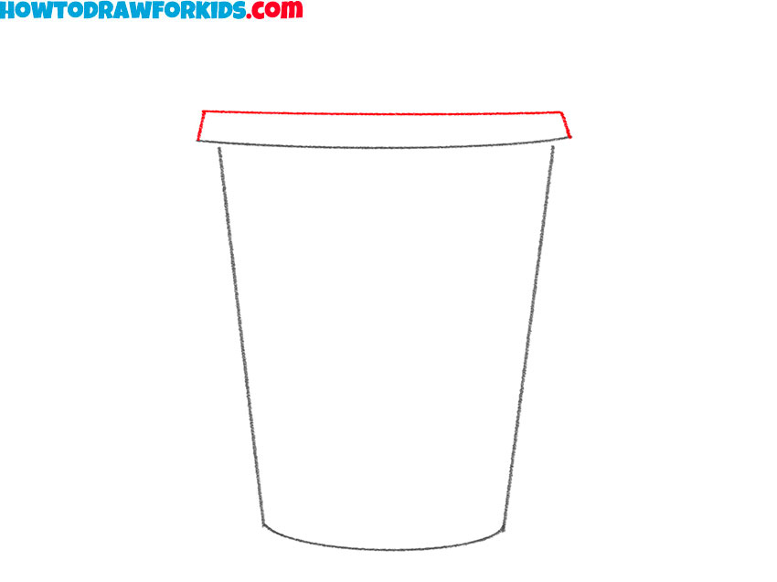 how to draw a cup of coffee for kids easy